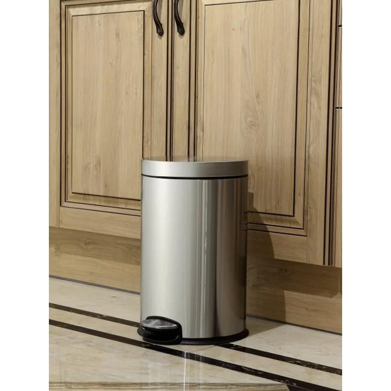 Ведро для мусора WeltWasser Erfie MT 5L педальное 10000000890 Матовый Хром