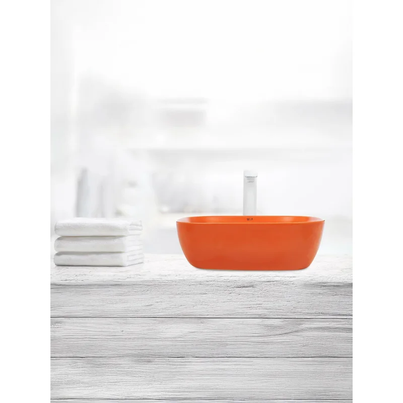 Раковина-чаша WeltWasser Elbach 2143 MO 49 10000004526 Оранжевая матовая