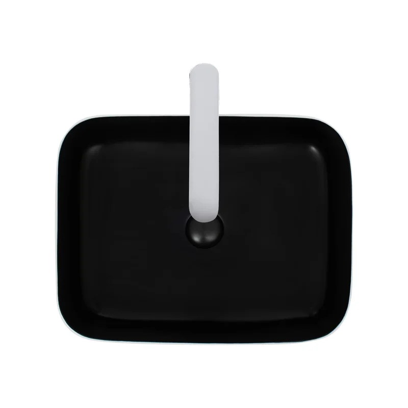 Раковина-чаша WeltWasser Elbach M2195 WB 50 10000005605 Белая Черная