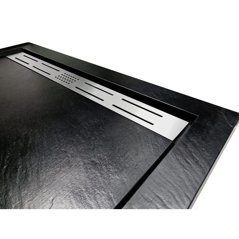 Душевой поддон из искусственного камня WeltWasser WW TRR 100 STONE-BL 100x100 10000004386 Черный