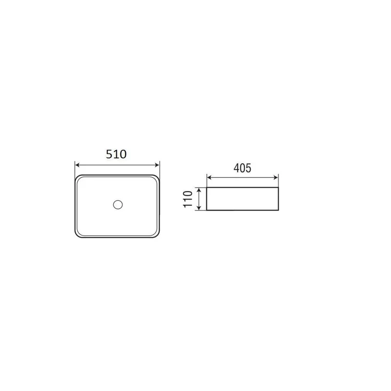Раковина-чаша WeltWasser Elbach 2178 51 10000003842 Белый глянец