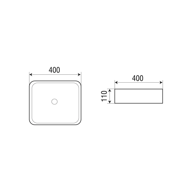 Раковина-чаша WeltWasser Elbach 2179 K512 40 10000004546 Мрамор