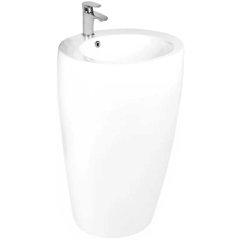 Раковина WeltWasser Leerbach 3838 GL-WT 38 10000005489 Белый глянец