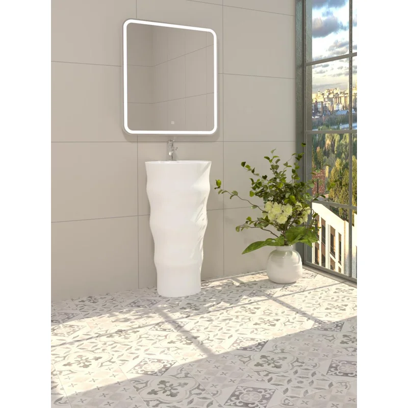 Раковина WeltWasser Leerbach 4242 GL-WT 42 10000005493 Белый глянец