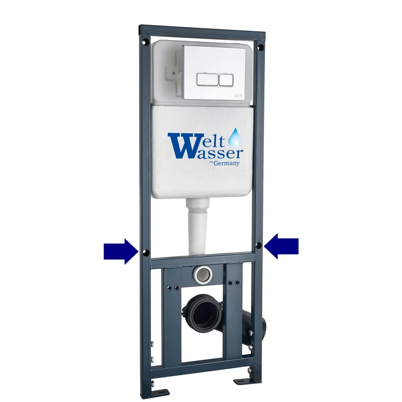 Клавиша смыва WeltWasser WW Marberg 410 SE MT-BL 10000010235 Черная матовая