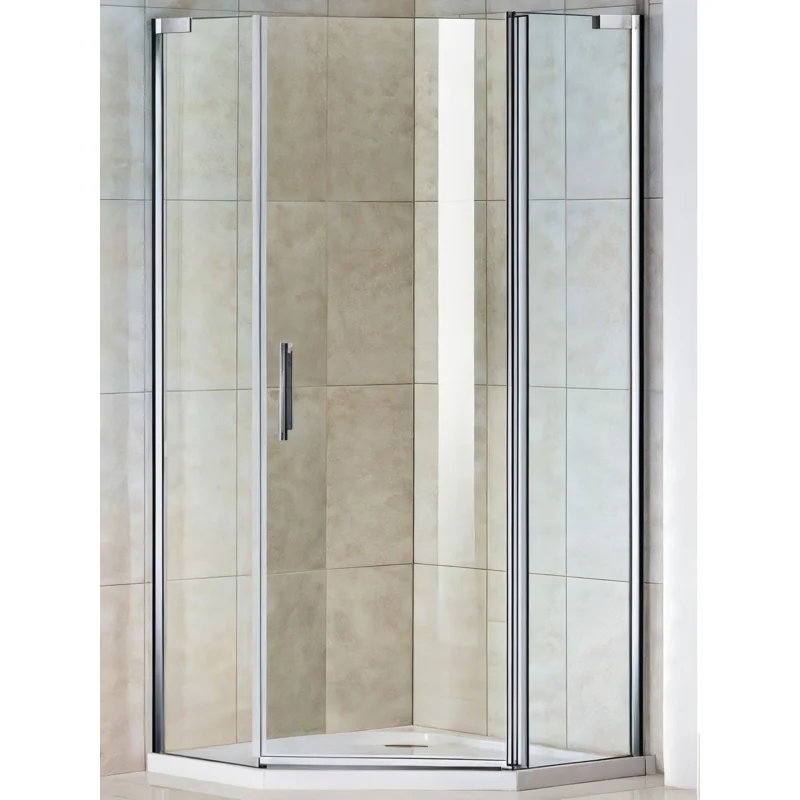 Душевой уголок WeltWasser WW300 PI 100x100 10000002752 профиль Хром стекло прозрачное