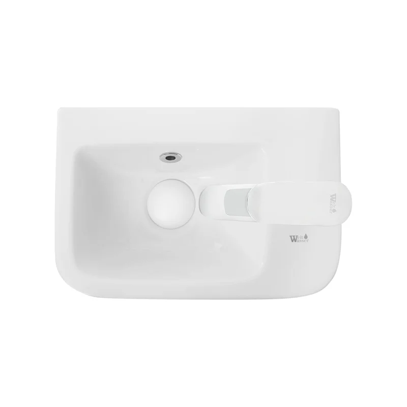 Раковина WeltWasser Aisbach 10100 R 37 10000004591 Белый глянец