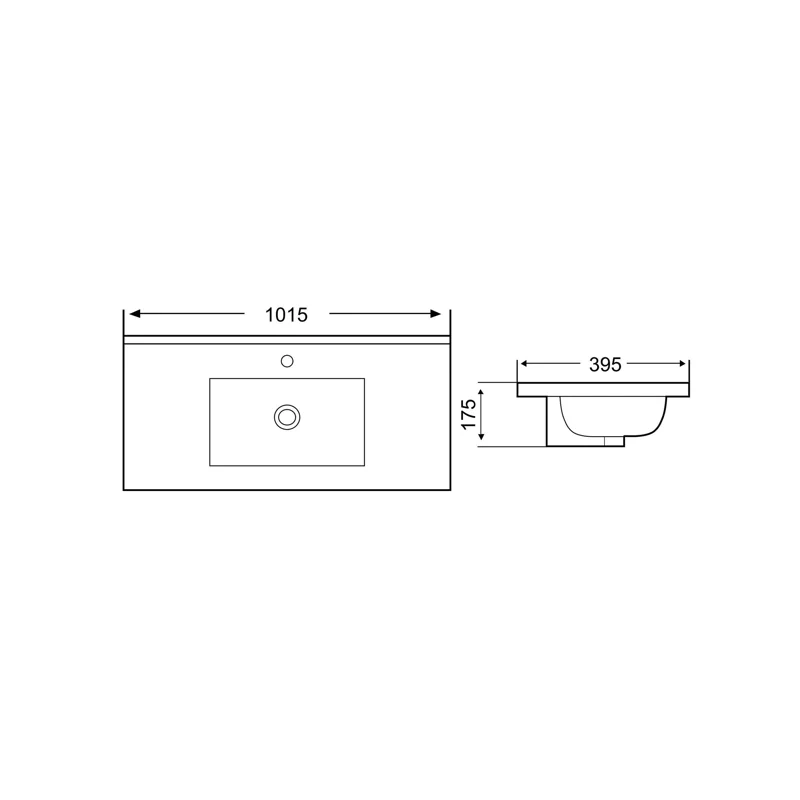 Раковина WeltWasser Deilbach 7517 100 10000005586 Белый глянец
