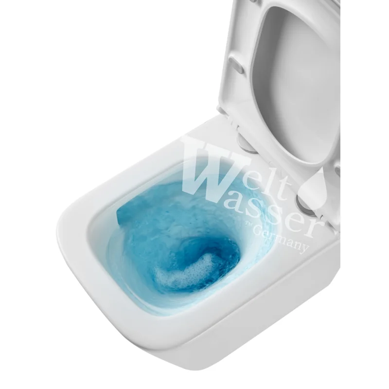 Унитаз WeltWasser Gelbach 043 MT-BL 10000011966 подвесной Черный матовый с сиденьем Микролифт