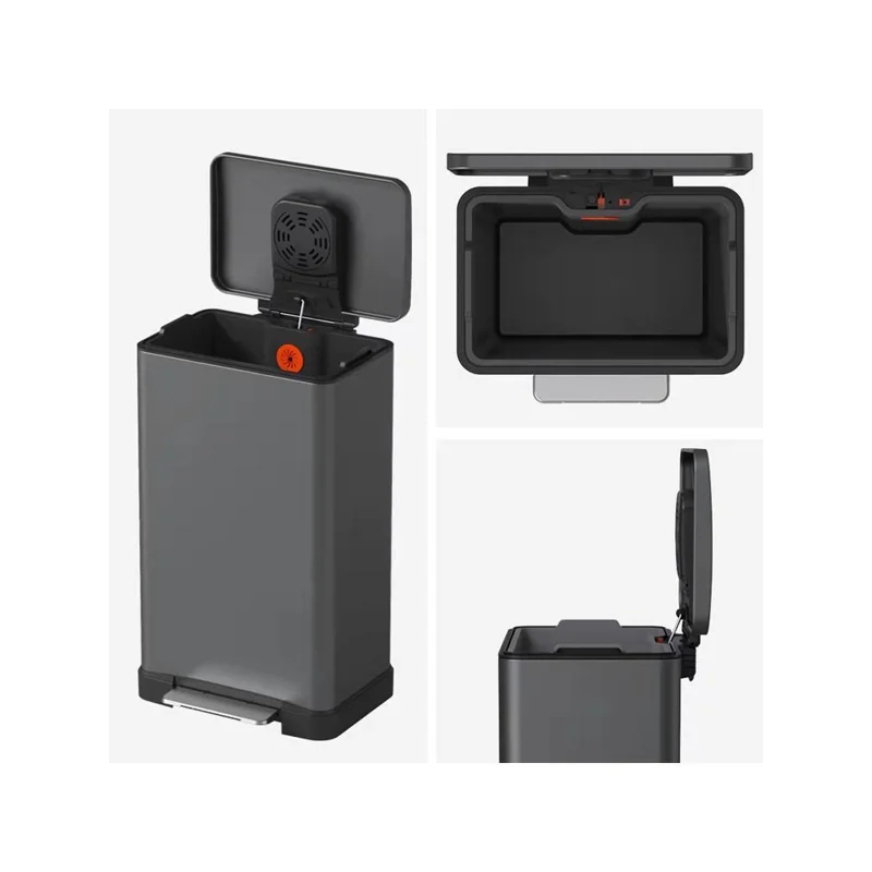 Ведро для мусора WeltWasser WW ME Lassy MT 12L 10000006128 Хром матовый