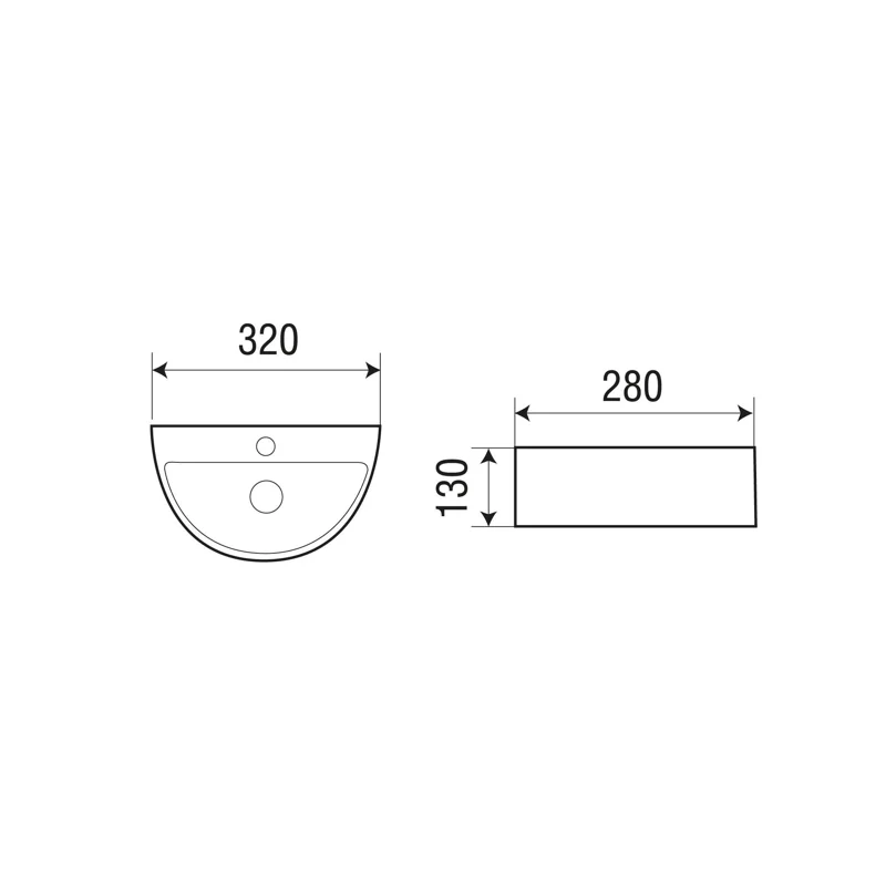 Раковина WeltWasser Aisbach 5062 32 10000004597 Белый глянец