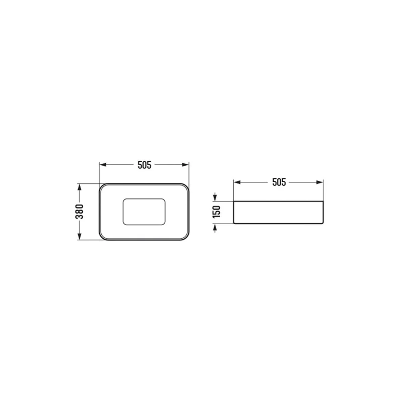 Раковина-чаша WeltWasser Elbach 78575-50 GL-WT 50 10000008697 Белая глянцевая