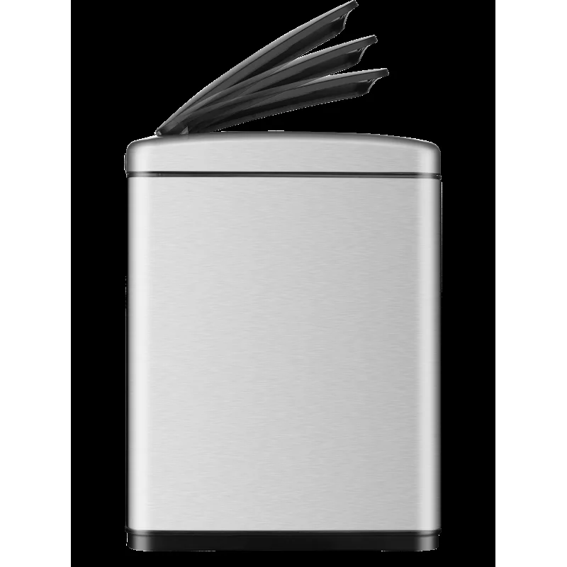 Ведро для мусора WeltWasser Navy BL 8L 10000003976 сенсорное Черное матовое