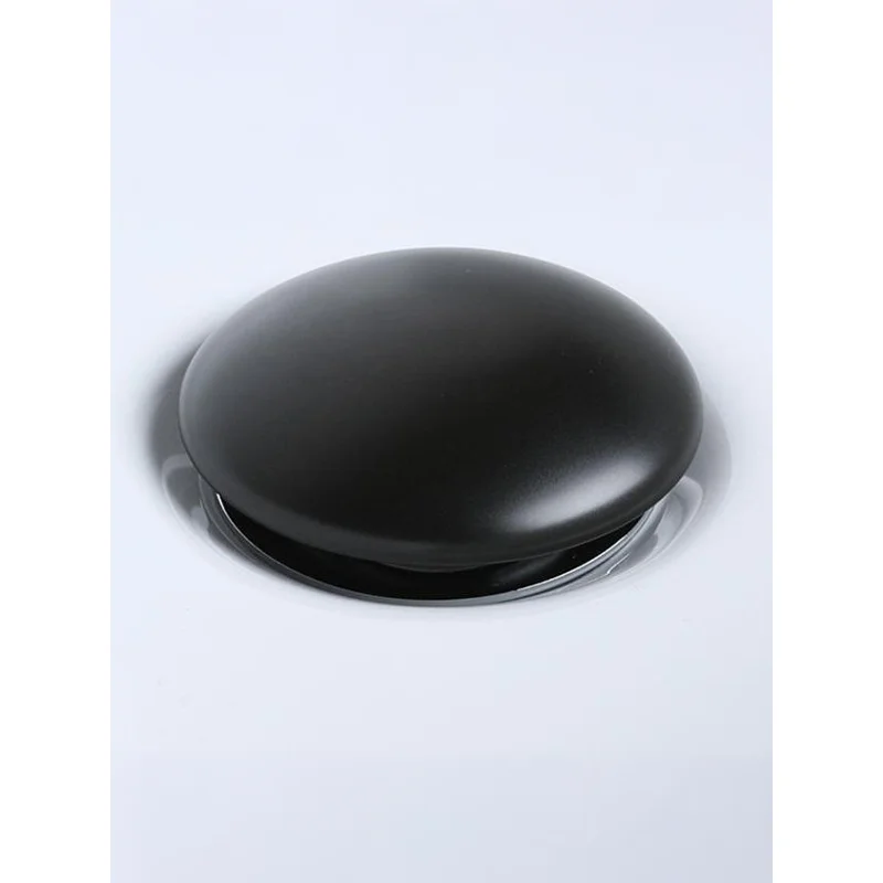 Донный клапан WeltWasser WW PP MT-BL 10000003732 click-clack Черный матовый