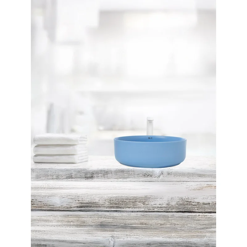 Раковина-чаша WeltWasser Elbach 3134 MBL 35 10000004518 Голубой матовый