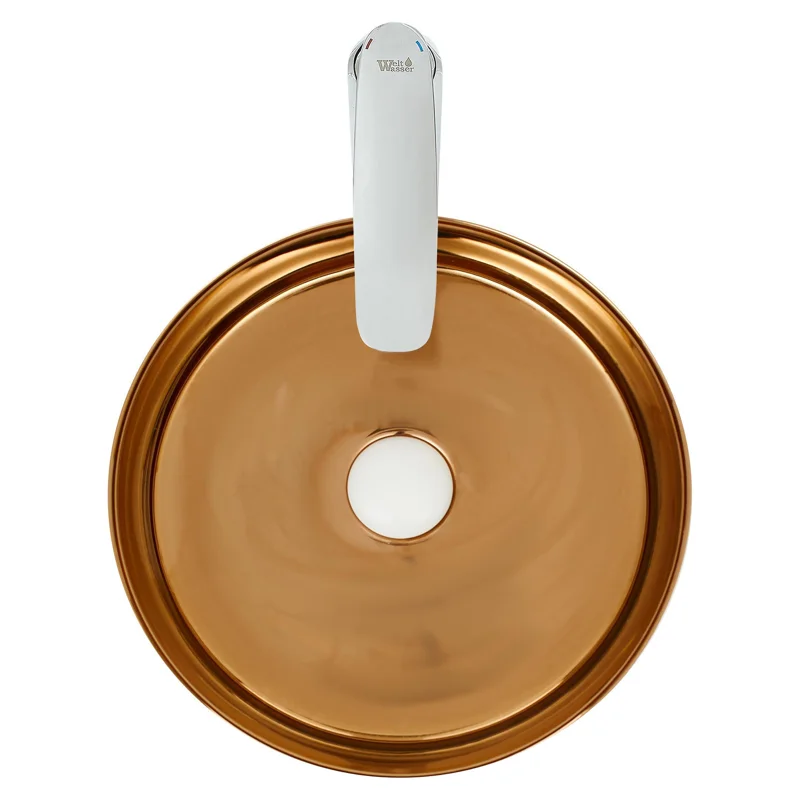 Раковина-чаша WeltWasser Elbach 3134 LSWG 35 10000004540 Белая Золотистая