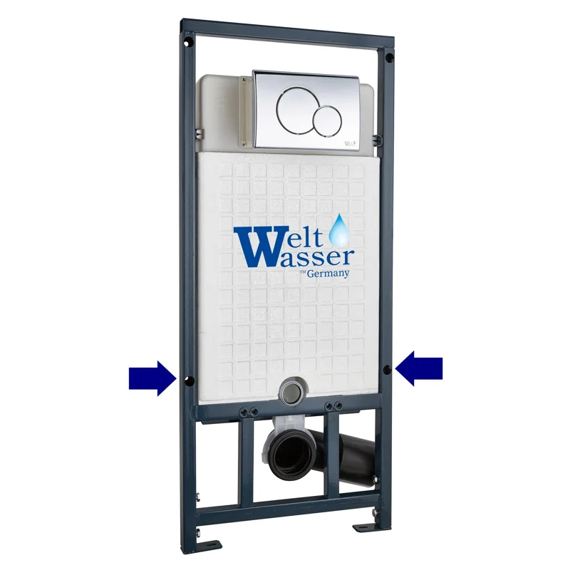 Клавиша смыва WeltWasser WW Marberg 507 RD GL-WT 10000010236 Белая глянцевая