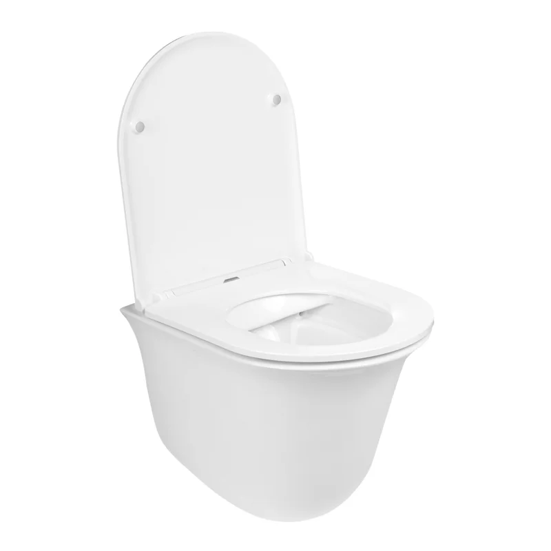 Унитаз WeltWasser Telbach 004 GL-WT 10000003668 подвесной Белый глянец с сиденьем Микролифт