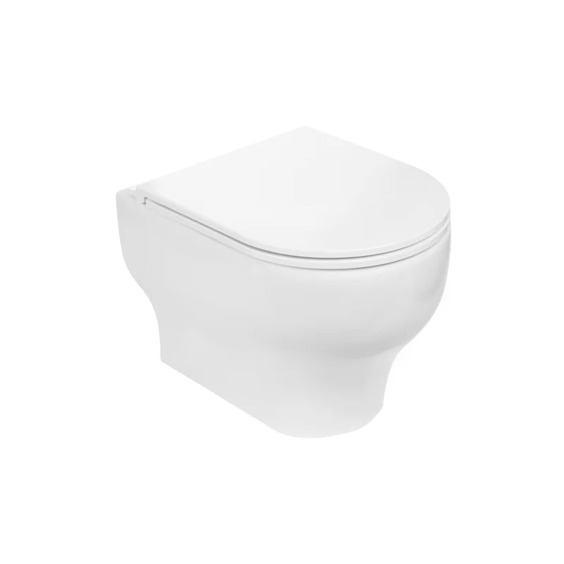 Унитаз WeltWasser Erlenbach 004 GL-WT 10000003807 подвесной Белый глянец с сиденьем Микролифт Унитаз WeltWasser Erlenbach 004 GL-WT 10000003807 подвесной Белый глянец с сиденьем Микролифт