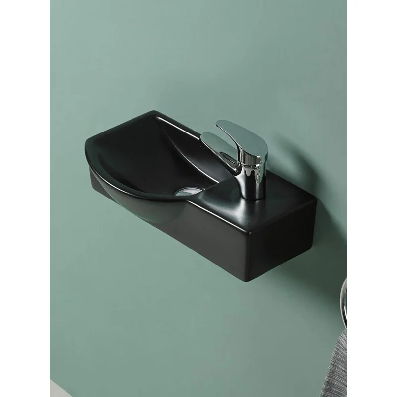 Раковина WeltWasser Aisbach 7940 MT-BL R 40 10000008689 Черная матовая