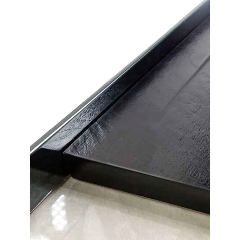 Душевой поддон из искусственного камня WeltWasser WW TRS 12080 STONE-BL 120x80 10000004381 Черный