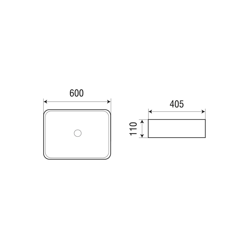 Раковина-чаша WeltWasser Elbach 2174 MW 60 10000004642 Белая матовая