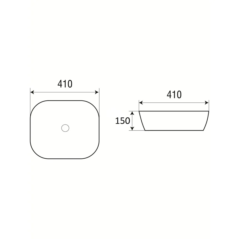 Раковина-чаша WeltWasser Elbach 2144 41 10000003848 Белый глянец