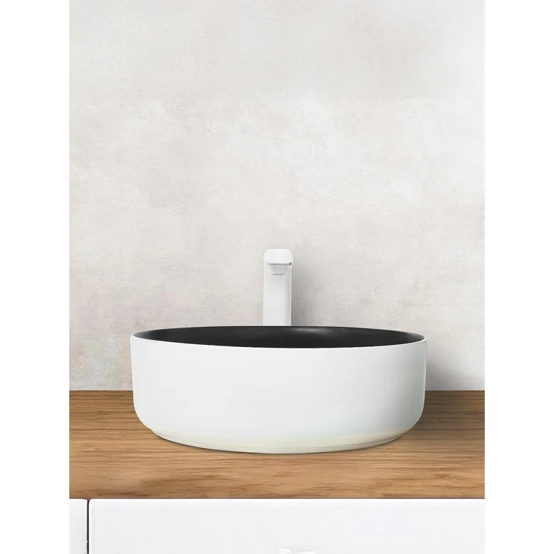 Раковина-чаша WeltWasser Elbach M3134 WB 35 10000004523 Белая Черная