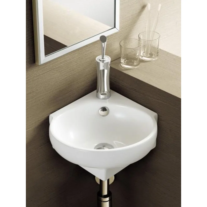 Раковина WeltWasser Aisbach 5010 39 10000003871 угловая Белый глянец