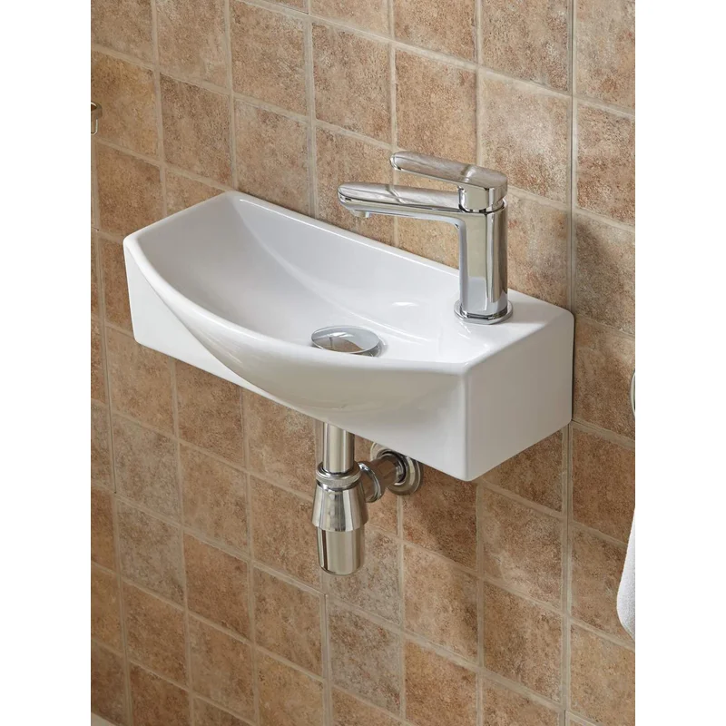 Раковина WeltWasser Aisbach 7946 GL-WT R 45 10000008695 Белая глянцевая