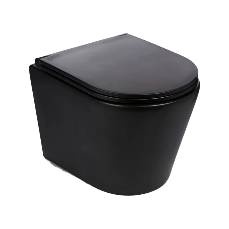 Унитаз WeltWasser Salzbach 043 MT-BL 10000010282 подвесной Черный матовый с сиденьем Микролифт