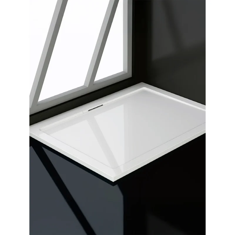 Душевой поддон из искусственного камня WeltWasser TR S 140x90 10000002768 Белый