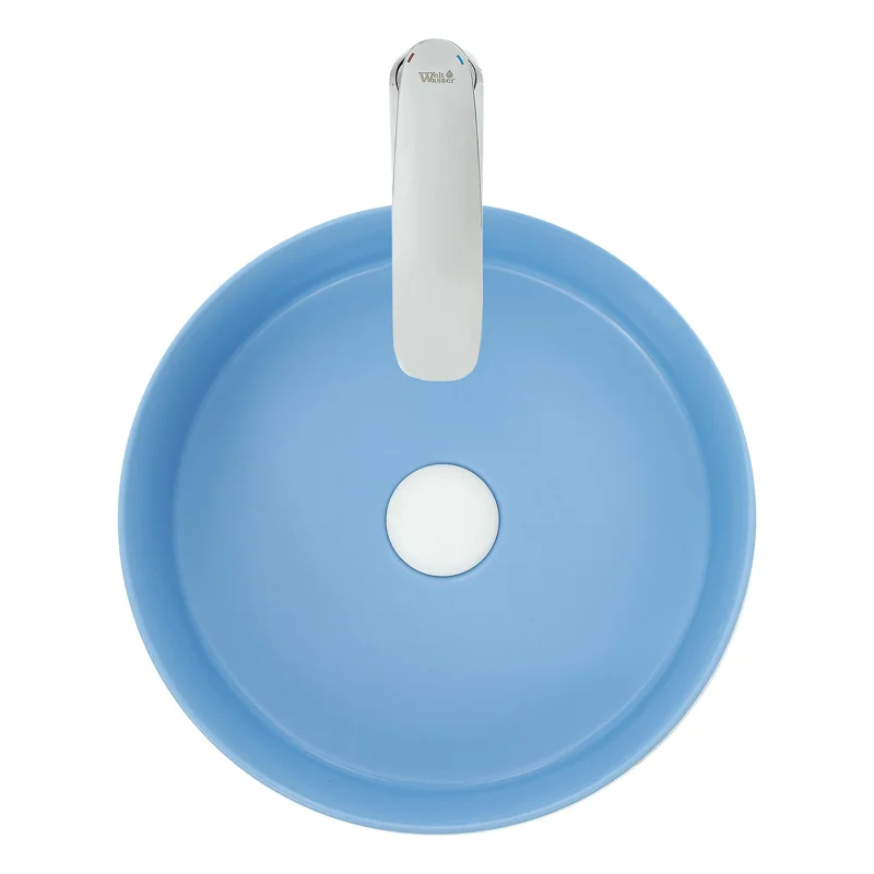 Раковина-чаша WeltWasser Elbach 3134 MBL 35 10000004518 Голубой матовый