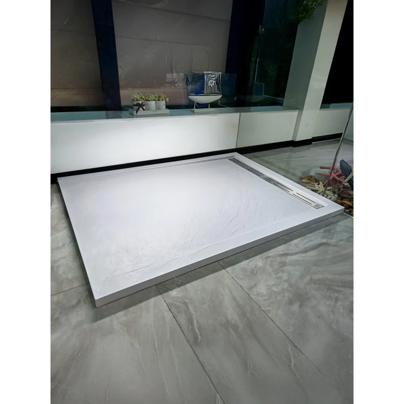 Душевой поддон из искусственного камня WeltWasser WW TRS 14090 STONE-WT 140x90 10000004375 Белый