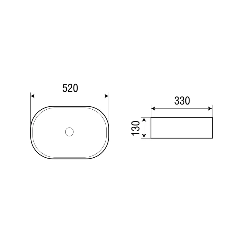 Раковина-чаша WeltWasser Elbach 1048 52 10000003860 Белый глянец