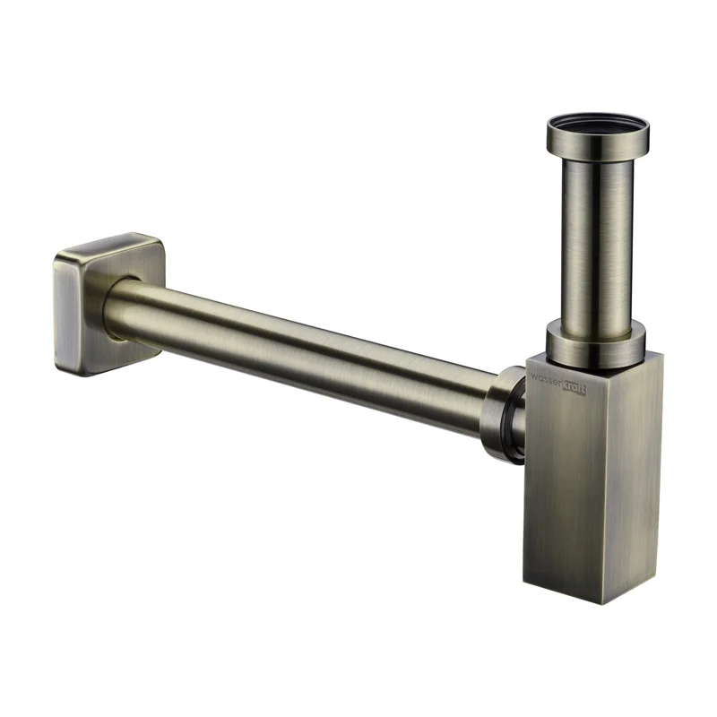 Сифон для раковины WasserKRAFT A096 Светлая бронза