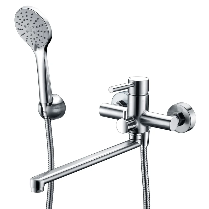 Смеситель для ванны WasserKRAFT Main 4102L универсальный Хром