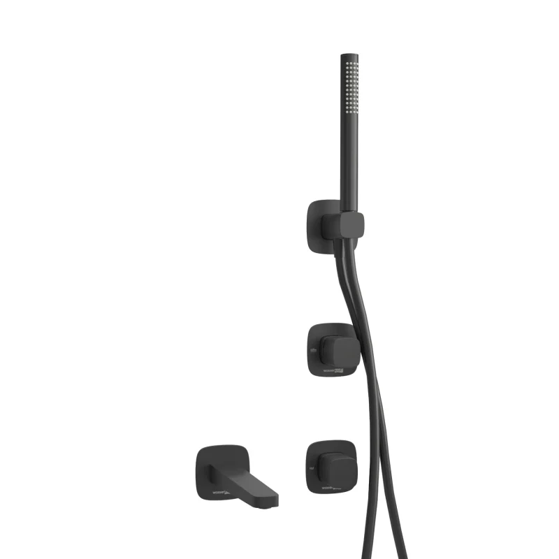 Душевая система WasserKRAFT Nuthe A9151.264.219.162.327.242.217 Черная матовая