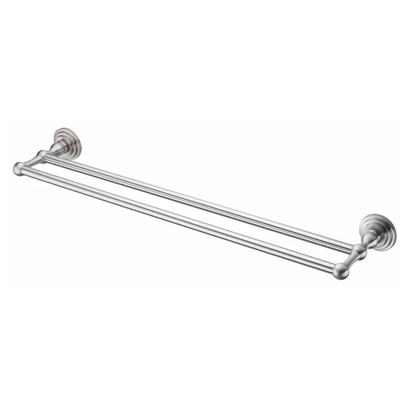 Полотенцедержатель WasserKRAFT Ammer K-7040 двойной Хром матовый