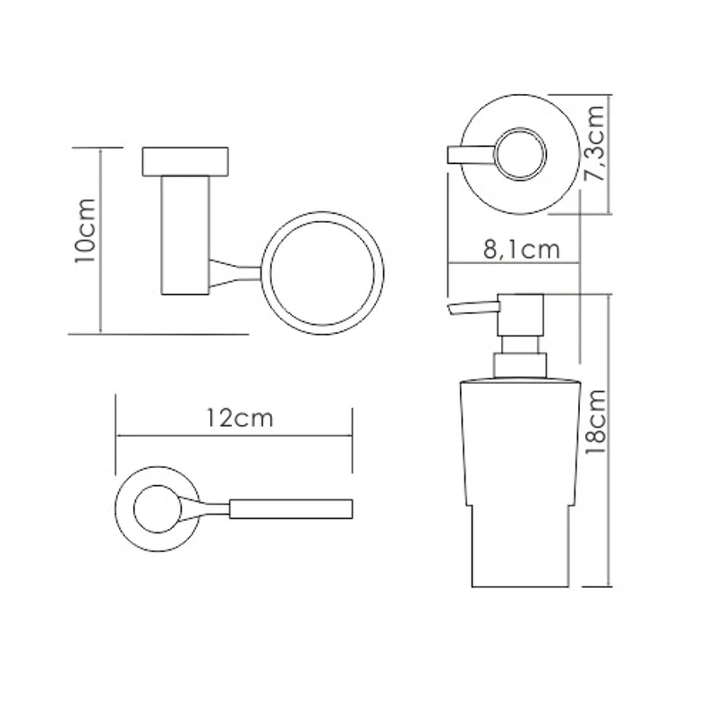 Дозатор для жидкого мыла WasserKRAFT K-28299 Хром