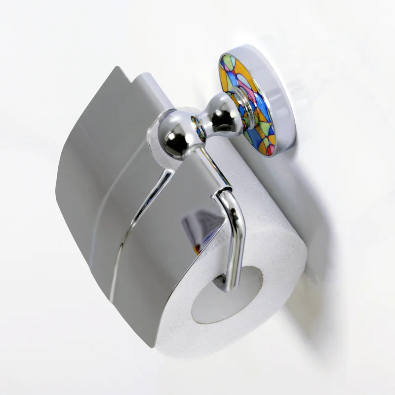 Держатель туалетной бумаги WasserKRAFT Diemel K-2225 крышкой Хром