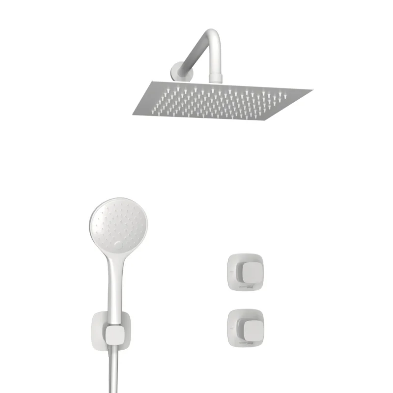 Душевая система WasserKRAFT Saale A9551.266.146.254.328.156.155 Белая матовая