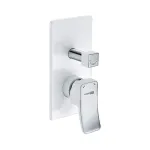 Смеситель для душа WasserKRAFT Aller 10641W Белый Хром Смеситель для душа WasserKRAFT Aller 10641W Белый Хром