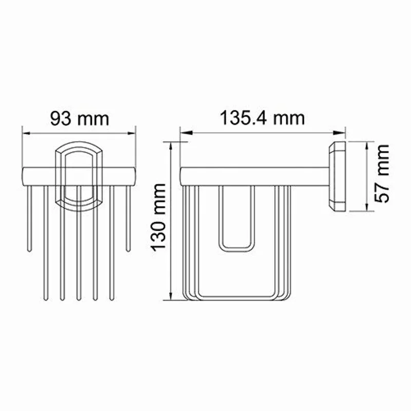 Держатель освежителя воздуха WasserKRAFT Oder K-3045 Хром