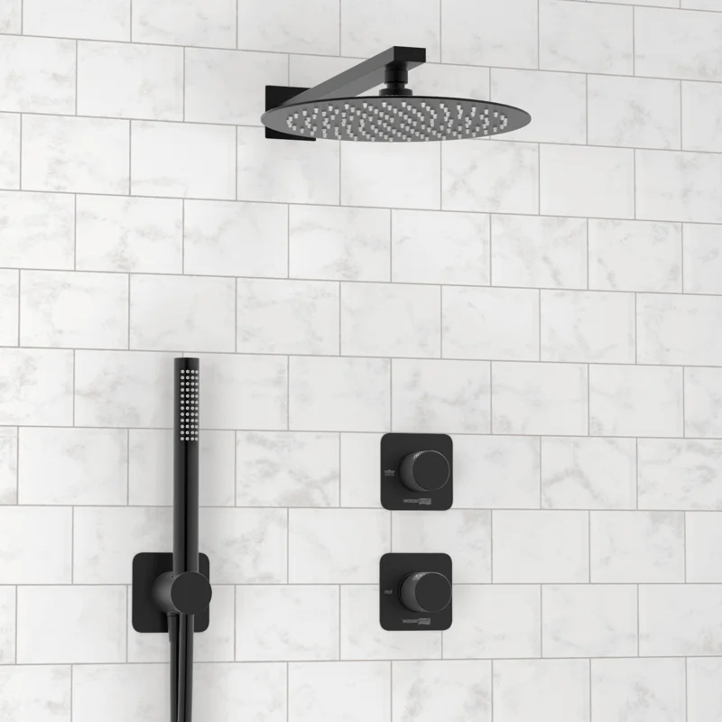 Душевая система WasserKRAFT Fulda A5251.299.219.258.302.242.217 Черная матовая