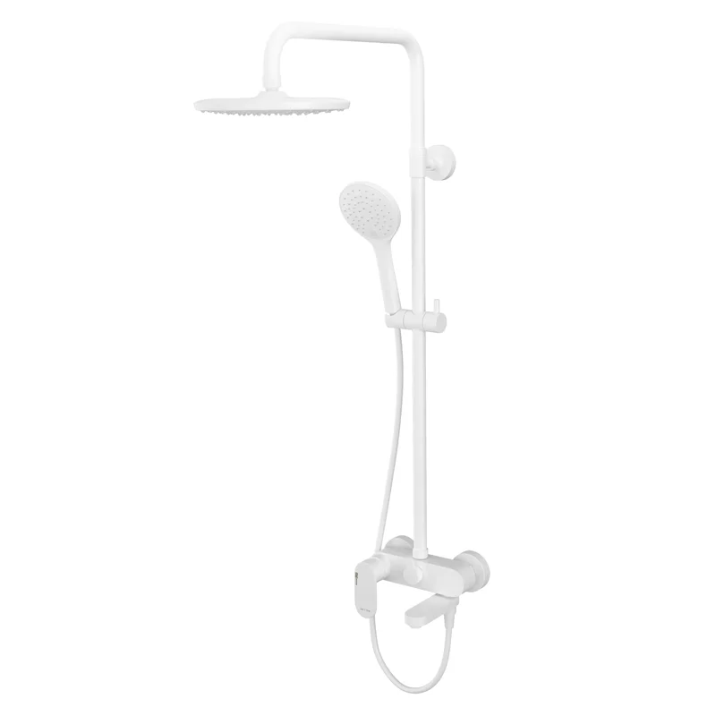 Душевая система WasserKRAFT Mindel A18501 Белая матовая