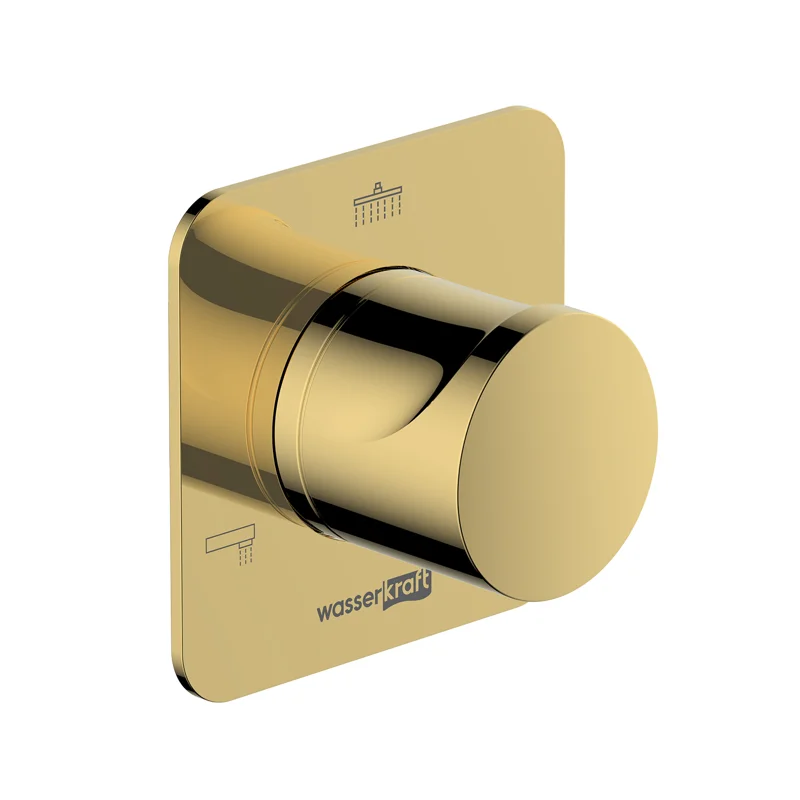 Переключатель потоков WasserKRAFT Neckar A278 Золото глянцевое