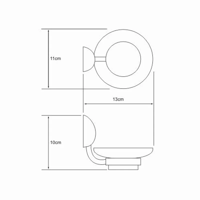 Мыльница WasserKRAFT K-8629 хром