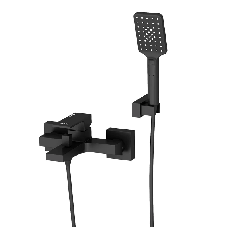 Смеситель для ванны WasserKRAFT Abens 2001 Чёрный матовый