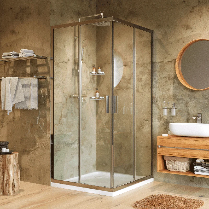 Душевой уголок WasserKRAFT Lippe 120x90 45S07 профиль Хром стекло прозрачное